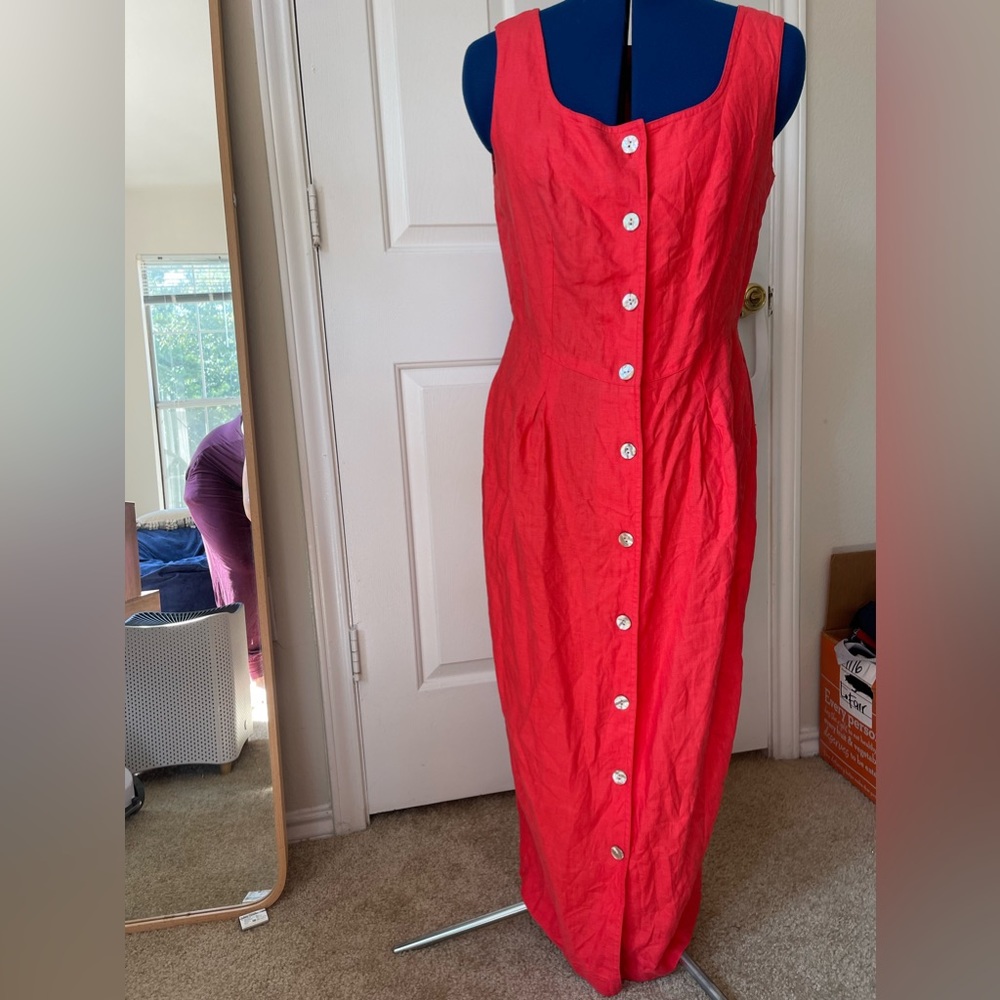 Carole Little linen dress vintage